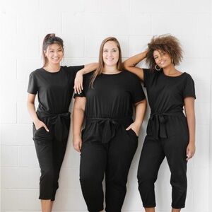Smash + Tess Classic Black Jumpsuit